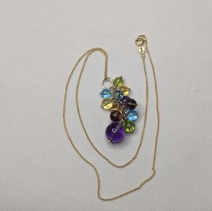 14k BH Effy Gemstone Necklace